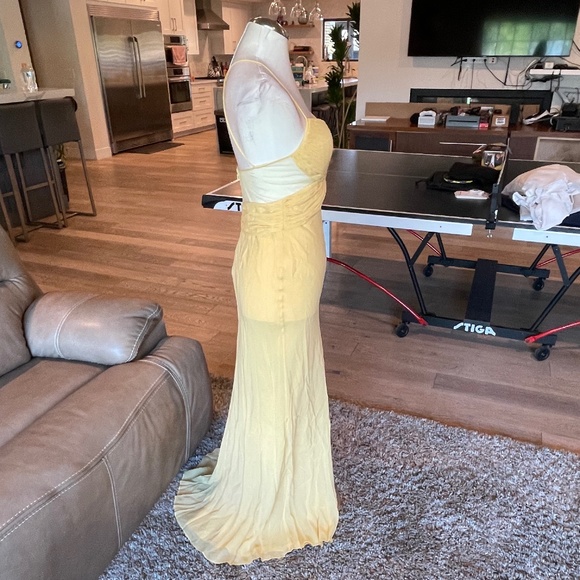 CACHE Yellow Maxi Dress - Picture 2 of 3